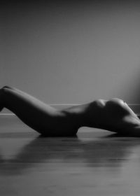 Black and white nudes