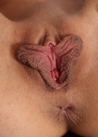 Naked girls with big labia