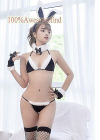 Girls in bunny costumes