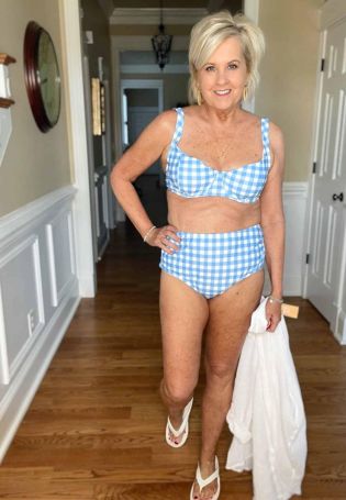 Old women in swimsuits