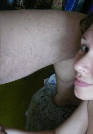 Amateur blowjob from a mature woman