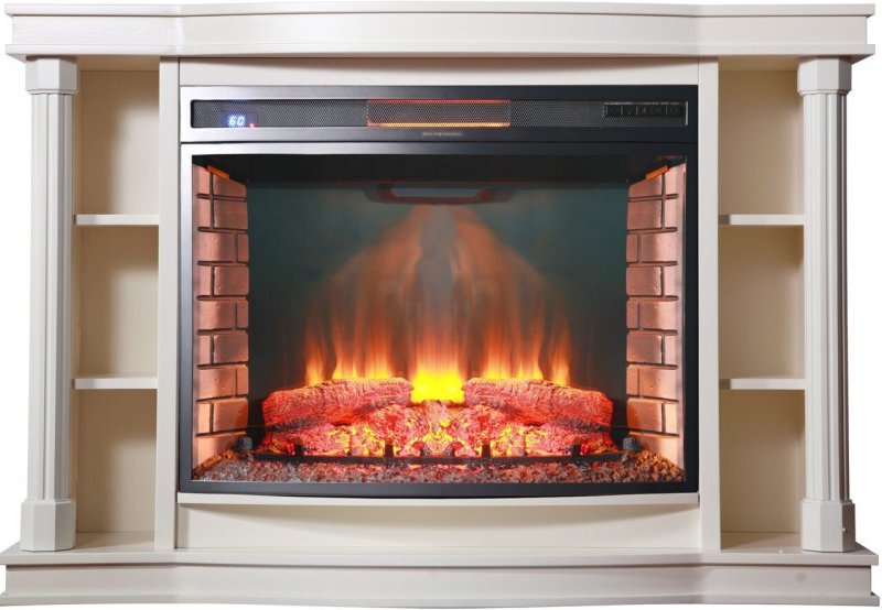 Interflame Panoramic 28 + Portal Martin electric fireplace