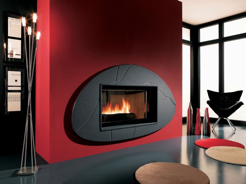 Modern fireplace