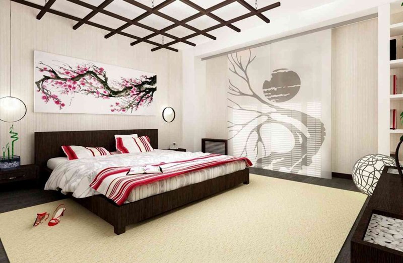 Japanese style bedroom design