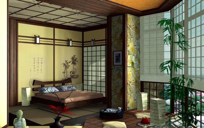 Japanese style in the interior