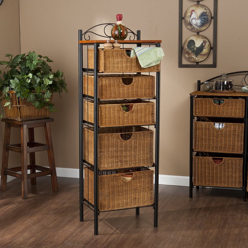 A dresser from a rattan