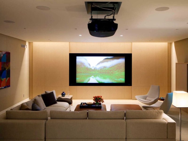 Home cinema interior