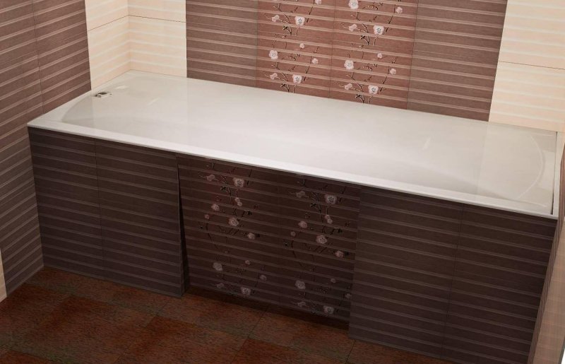 Tile bath screen