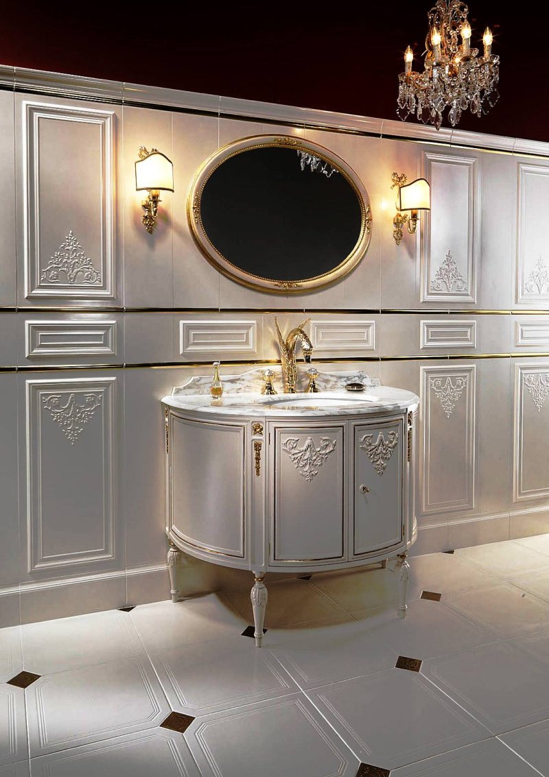 Bathroom furniture in a classic style