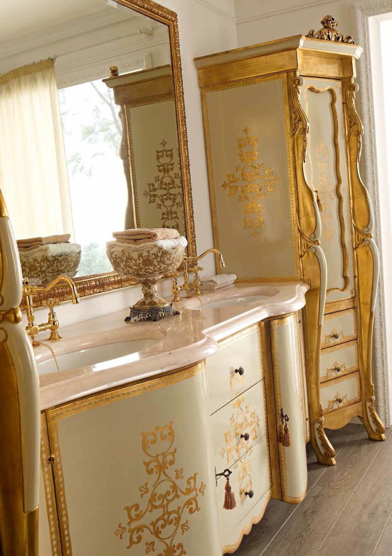 Bathroom furniture in a classic style