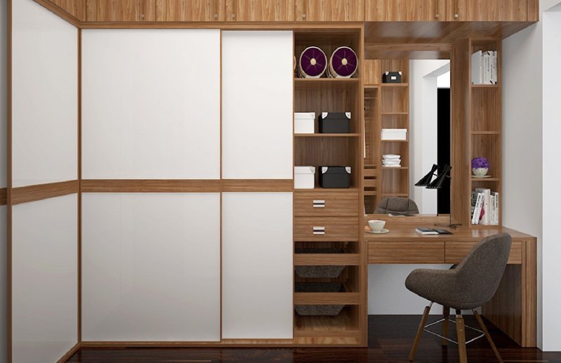 Built -in wardrobe compartment