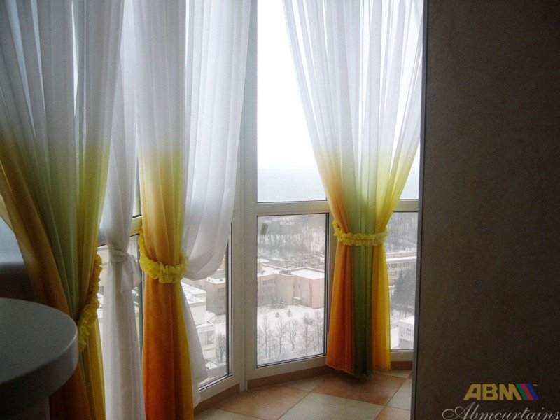 Sun balcony curtains