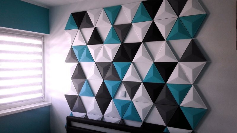 Acoustic panels "Abstracta triline"