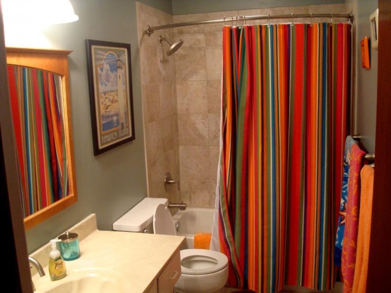 Curtain in the bathroom