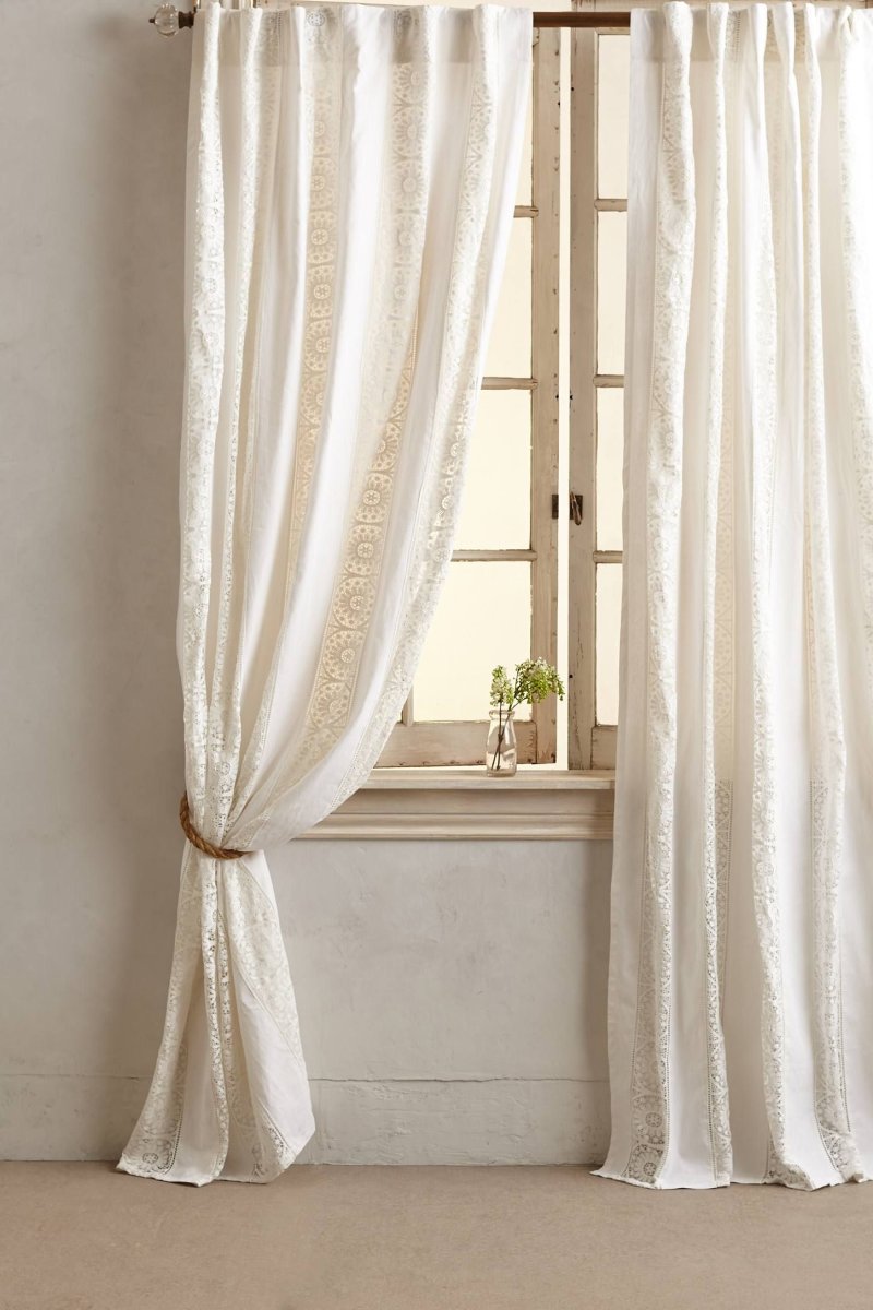 Beige curtains