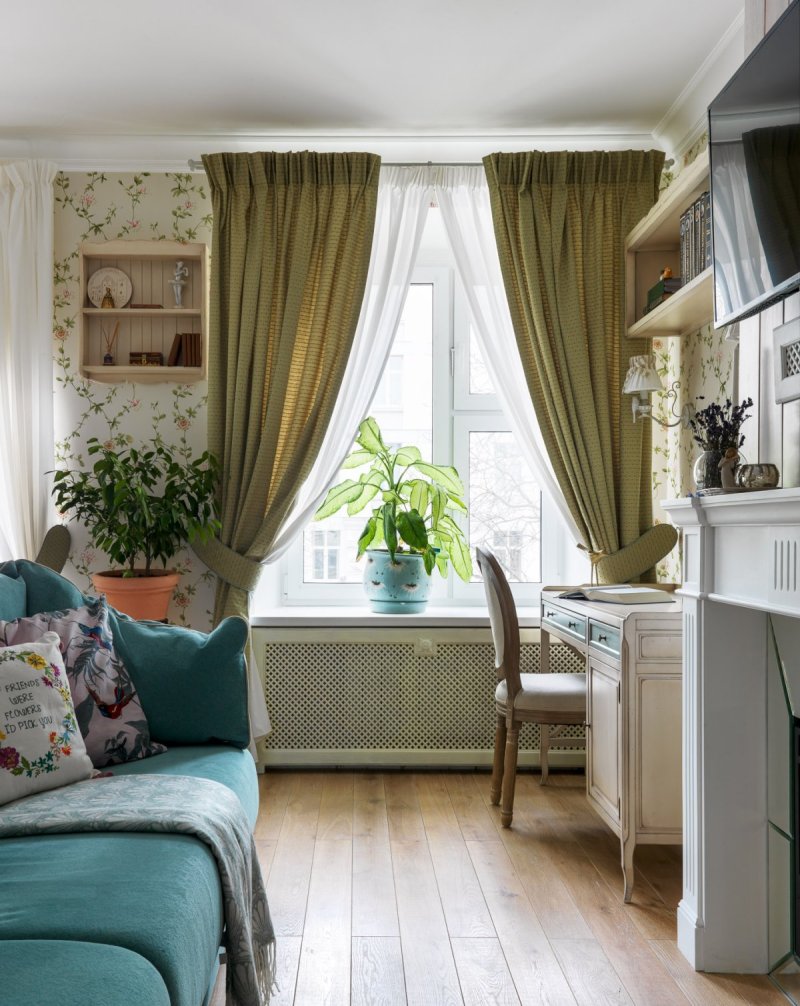 Provence style in the interior of the apartment