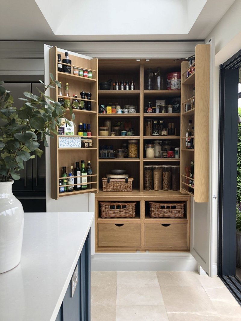 Kitchen with a pantry