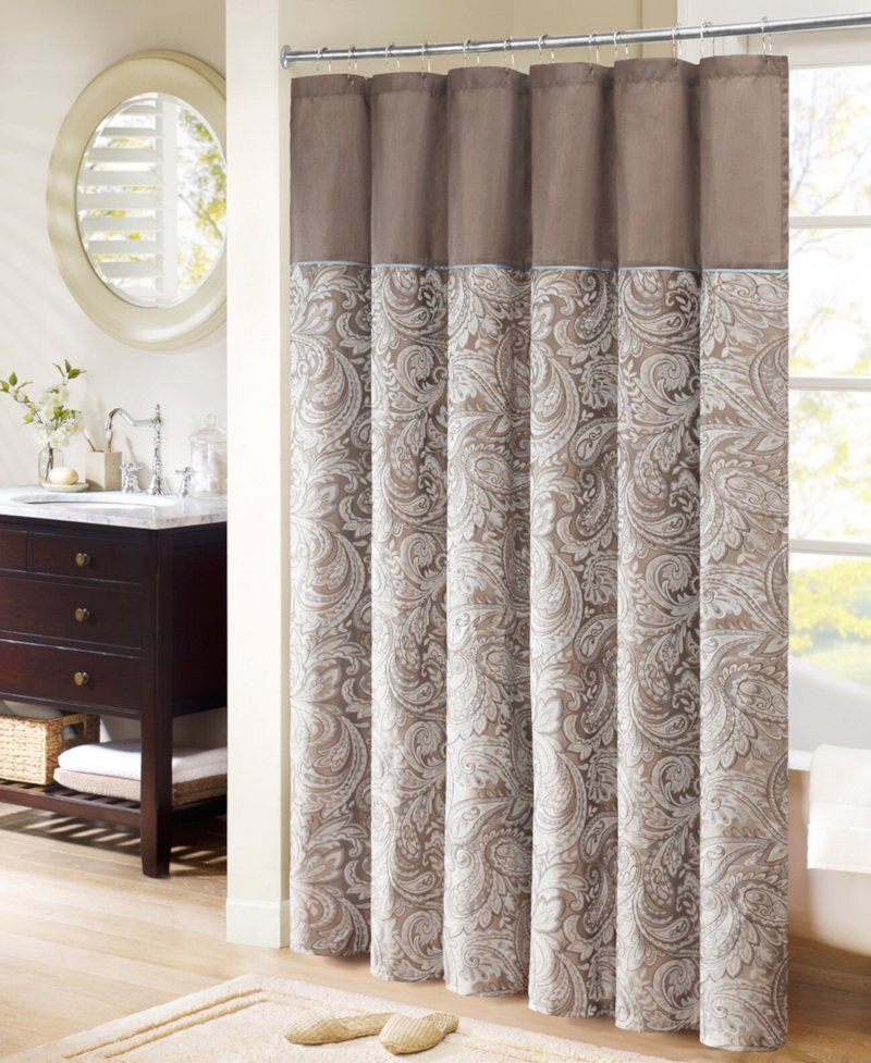 Bathroom curtains textiles