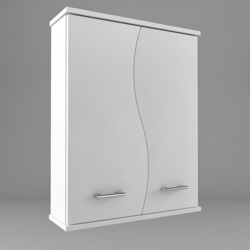 Cabinet hinged for bathroom lucius 20 white gloss