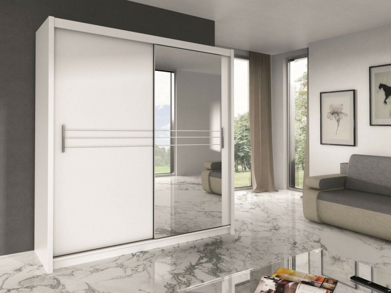 Cabinet Piller white gloss