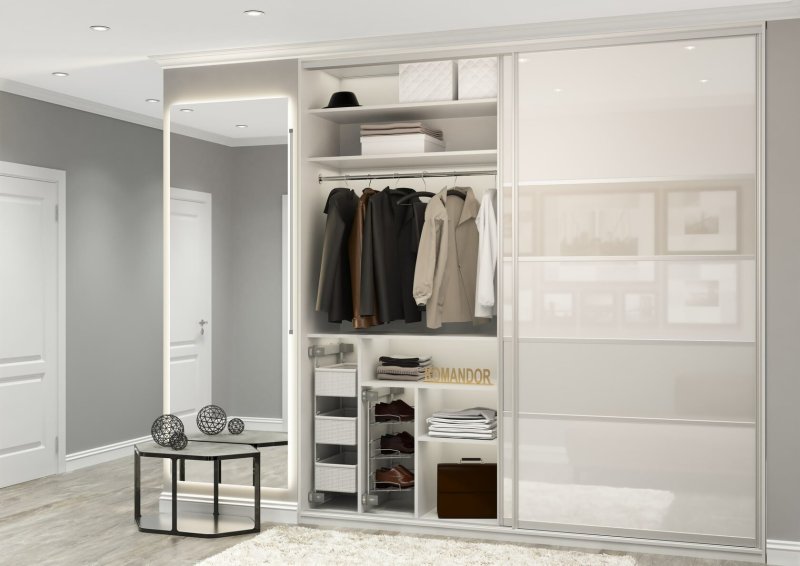 Built -in wardrobe compartment