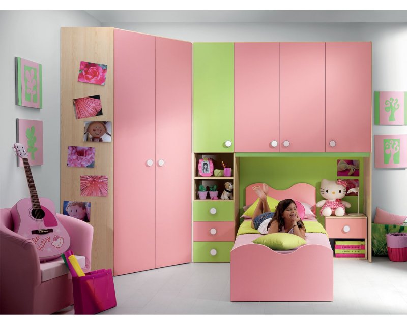 Furniture for girls in the room