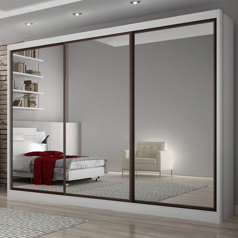 Elite cabinet 2h door with 2 mirror doors