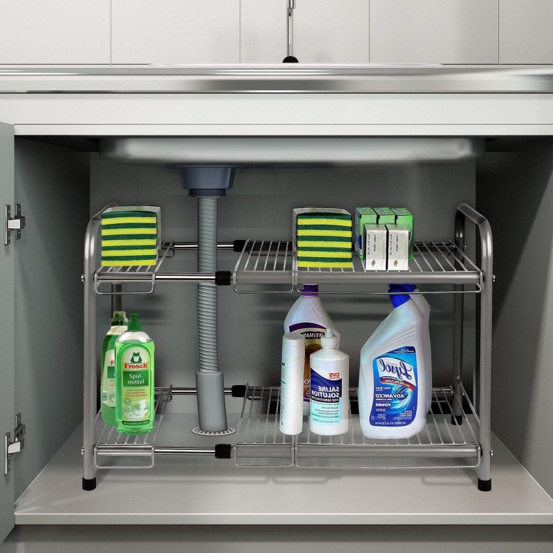 Organization of space under the sink