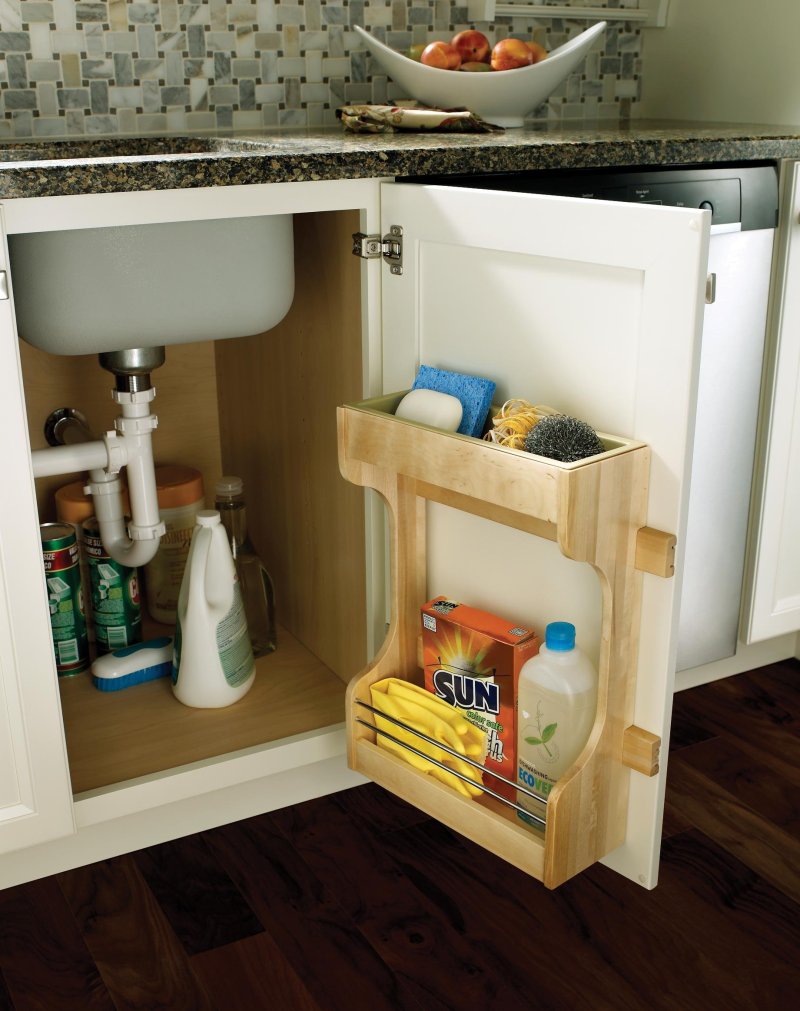 IKEA cabinet under the sink to the kitchen