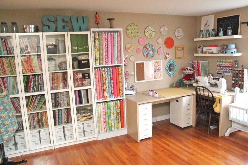 Sewing room