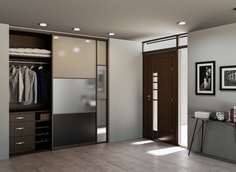 Built -in wardrobe compartment