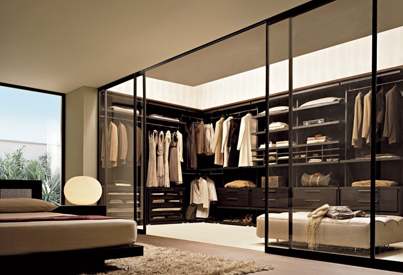 Wardrobe in the bedroom