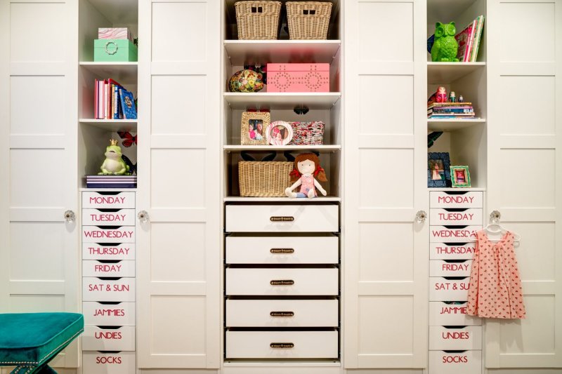 A closet to the nursery