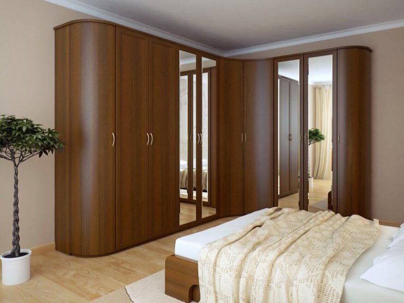 Wardrobe in the bedroom