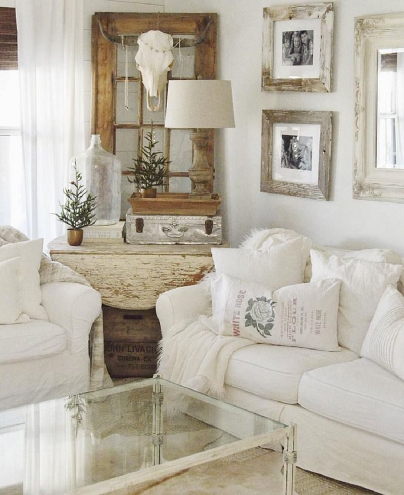 Rustic style in the interior