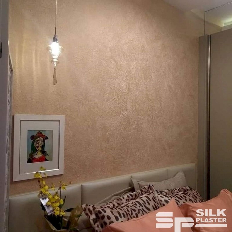 Silk plaster for walls