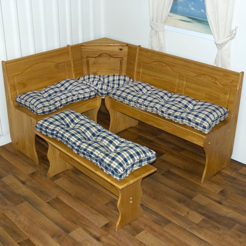 Corner bench for kitchen