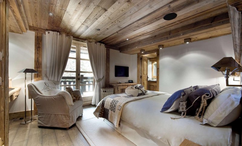 Alpine chalet interior