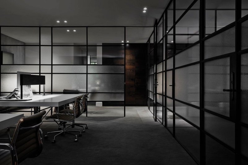 Dark office