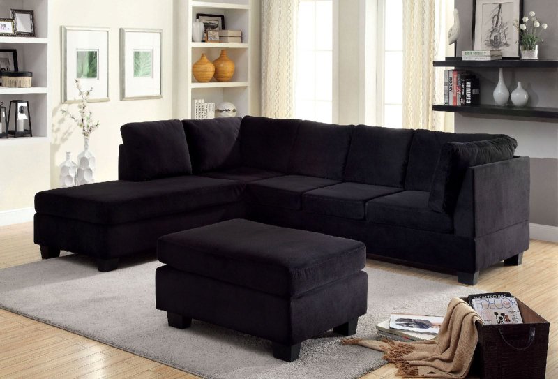 Black sofa