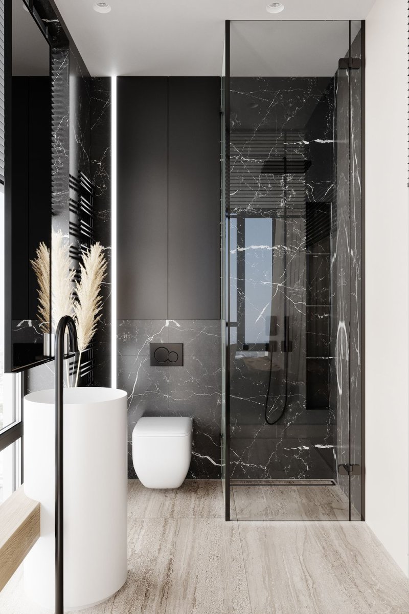 Modern shower design