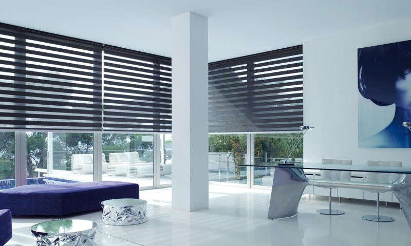 Rolled blinds Zebra