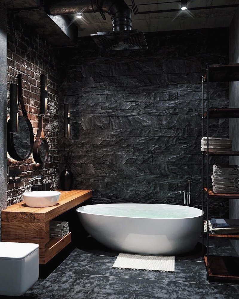 Loft -style bath