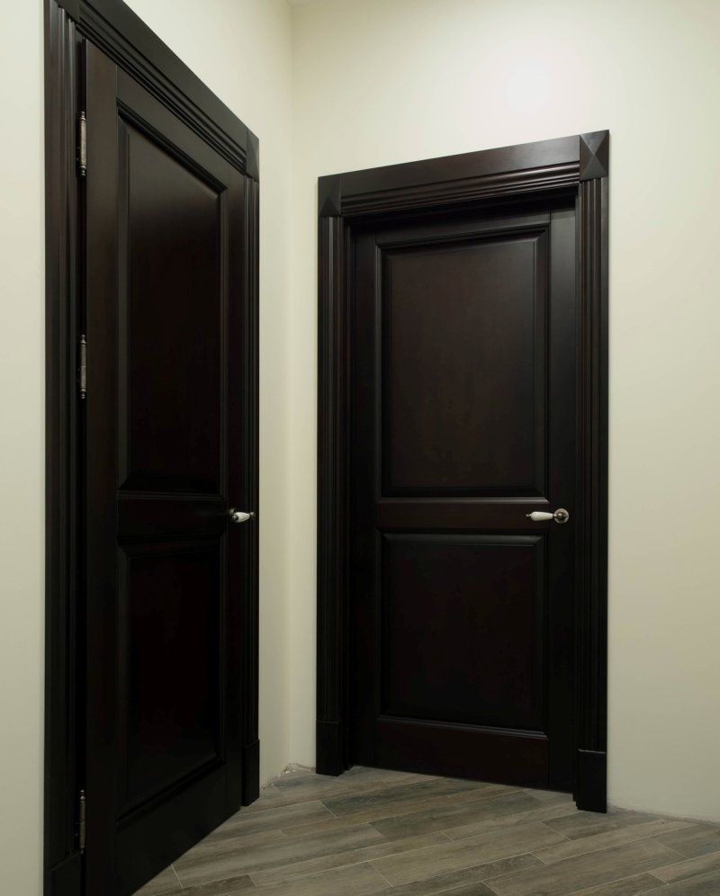 Dark doors in the interior