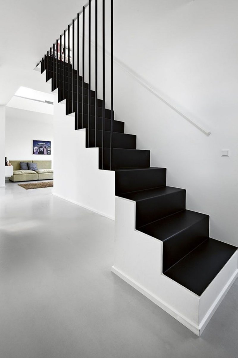 Black staircase