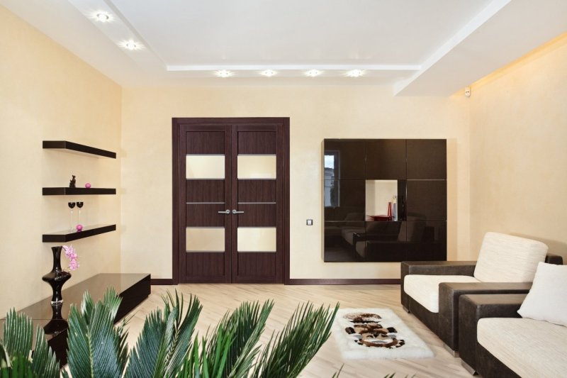 Wenge doors in the interior