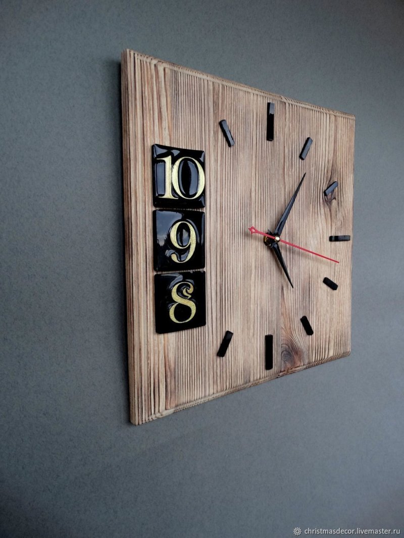 Wall clocks are unusual