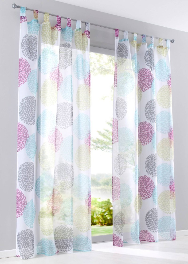 Tulle curtains