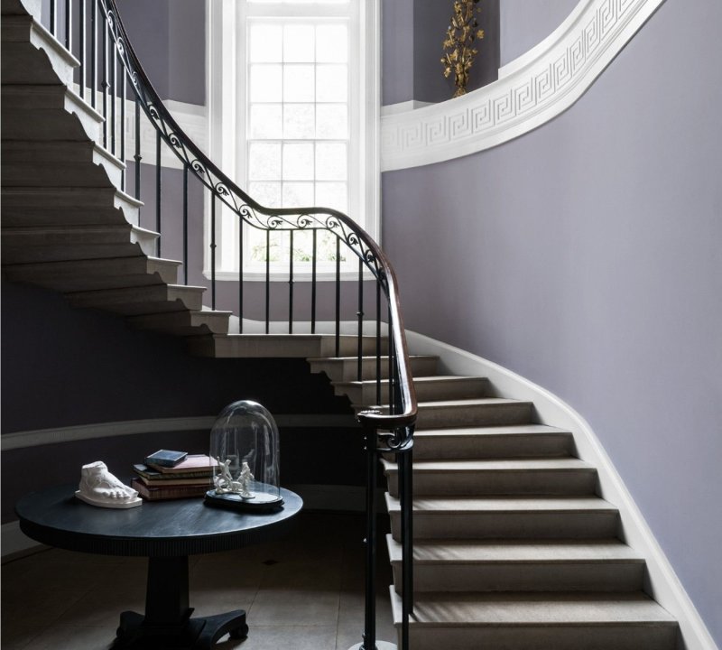 The interior of the stairs