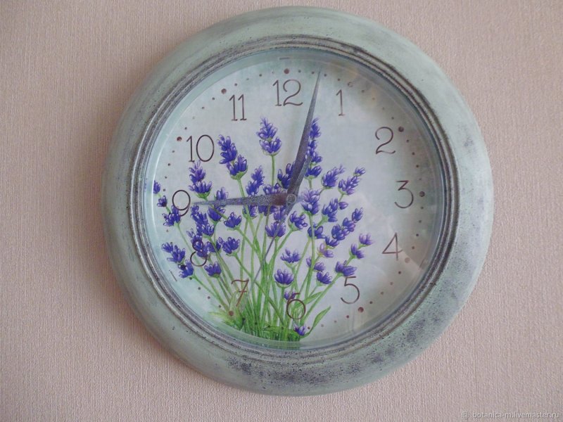 Watch in the style of Provence wall